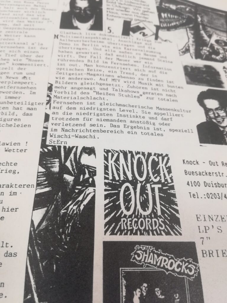 Beispiel einer Zeitschriftenseite, Foto von Jonas Thormann