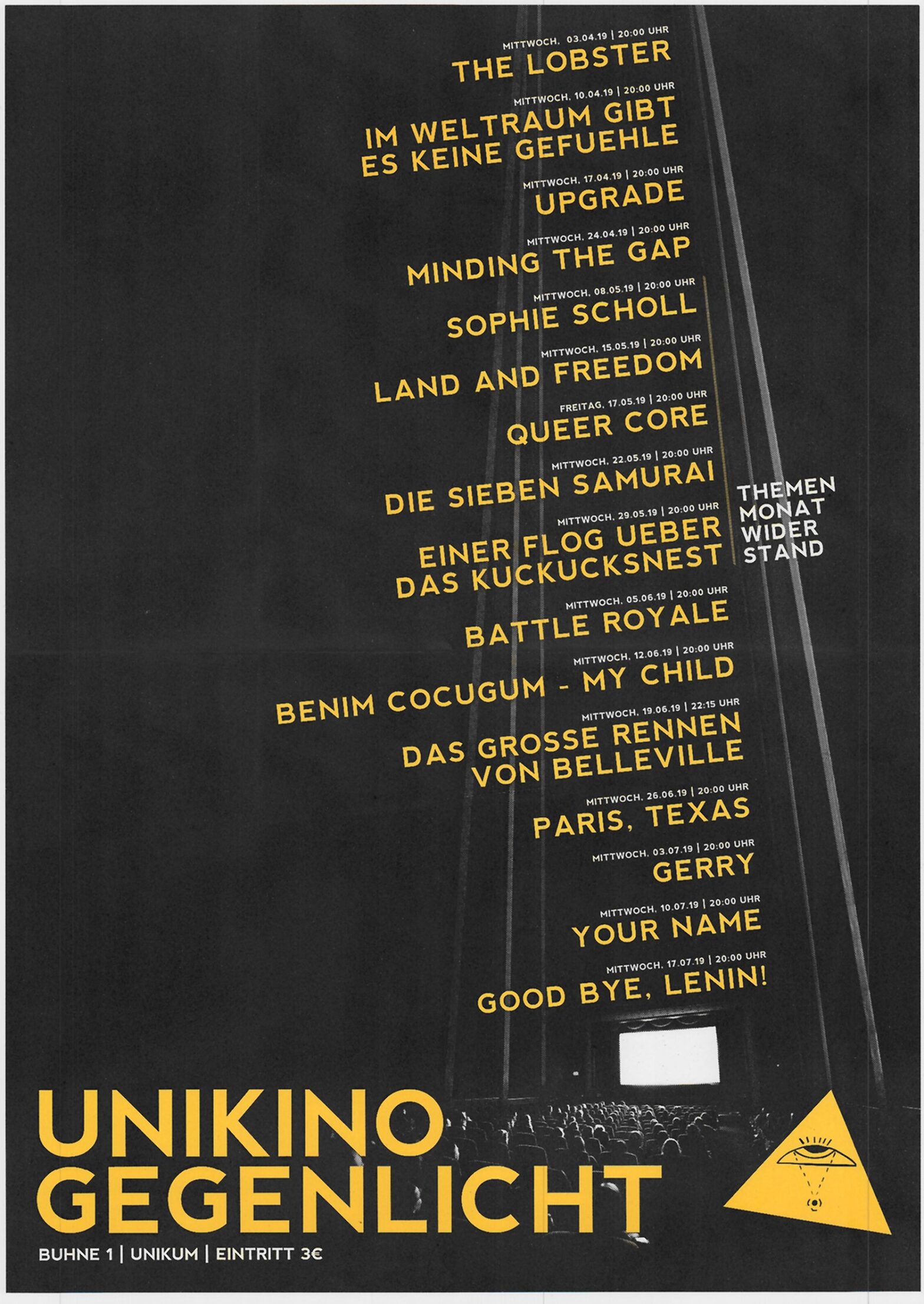 Unikino Gegenlicht